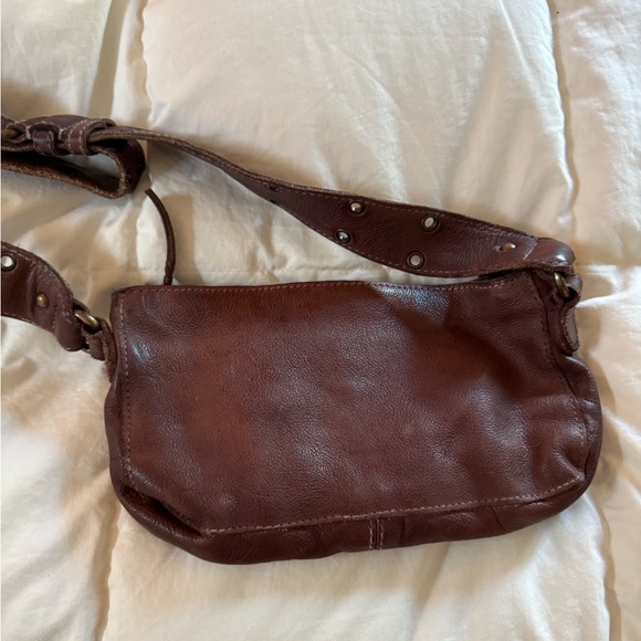 Free People Brown Leather Crossbody Bag - Picture 2 of 4